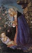 Sandro Botticelli Our Lady of the Son and the sleeping painting